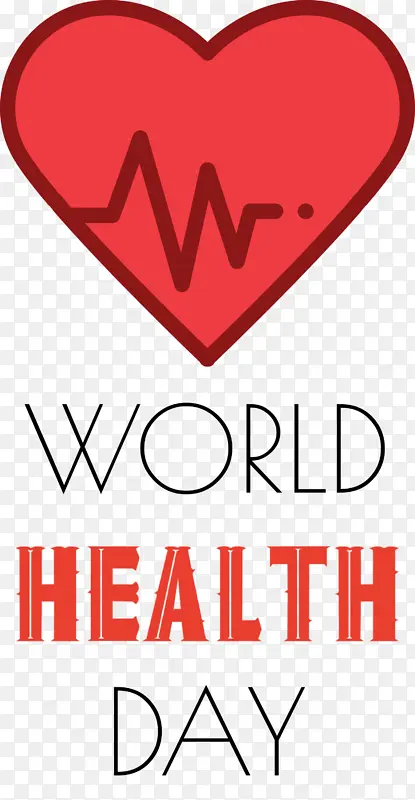 世界卫生日 标志 线条