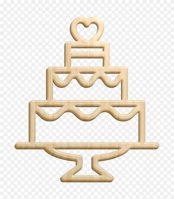 婚礼蛋糕图标 烘焙图标 食物图标