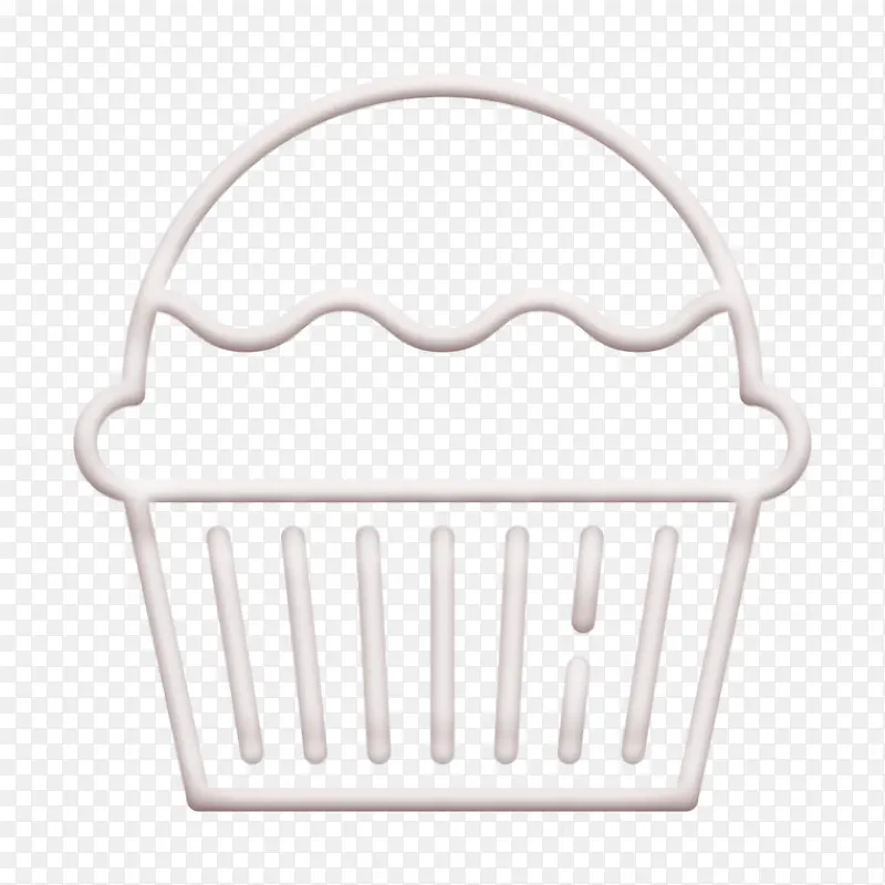 松饼图标 蛋糕图标 咖啡馆图标