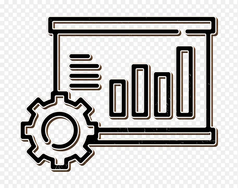 演示图标 图表图标 商业和办公室图标