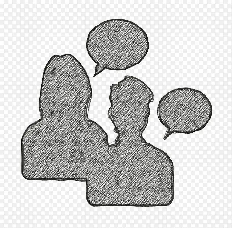 人力资源图标 面试图标 卡通