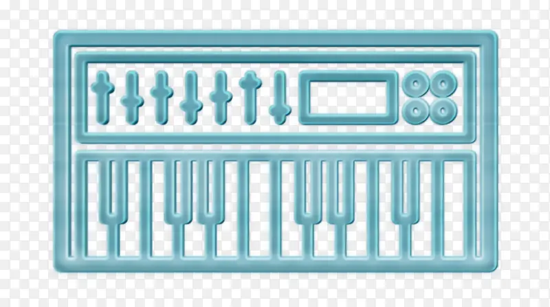 钢琴图标 详细设备图标 合成器图标