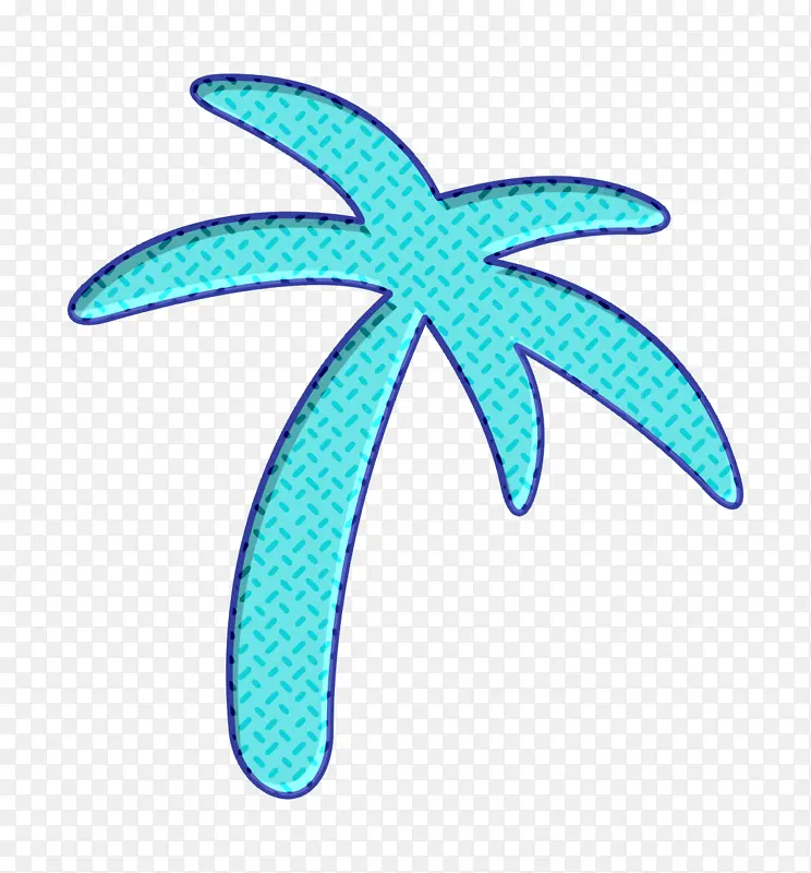 棕榈图标 自然图标 海星