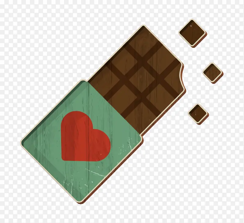 情人节图标 巧克力图标 零食图标