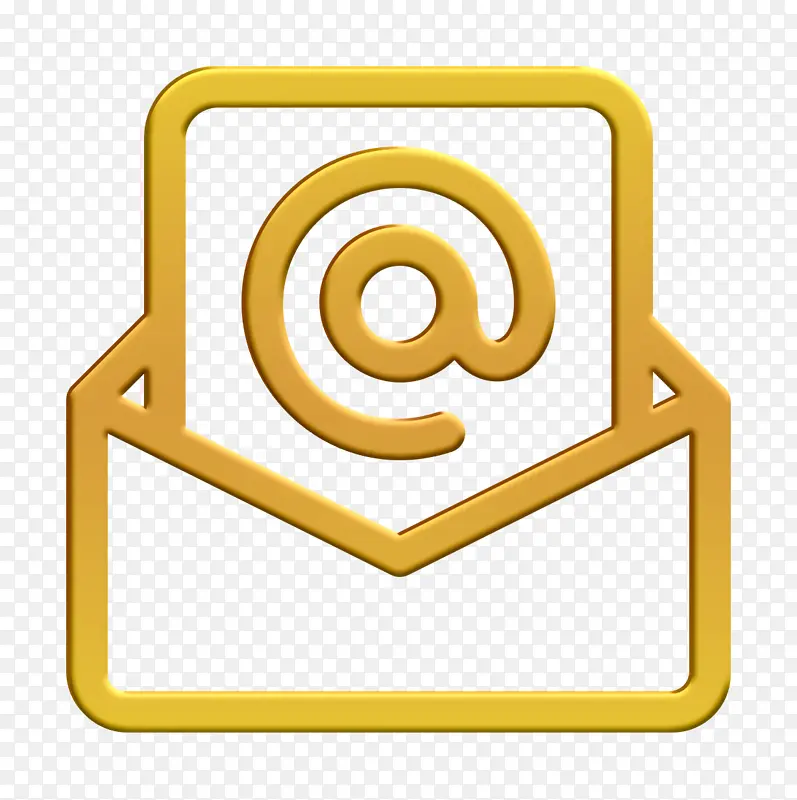 电子邮件图标 数字营销图标 邮件图标