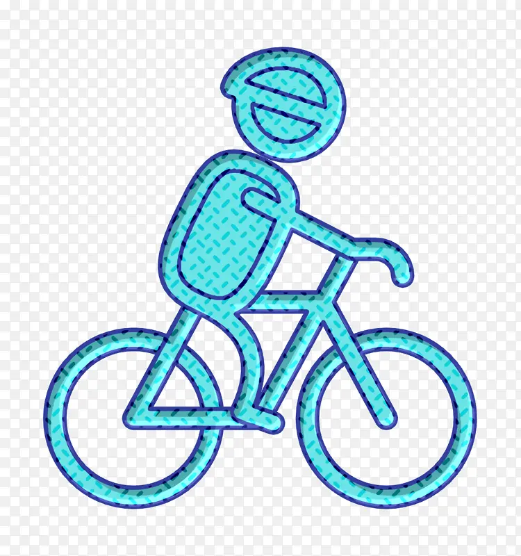 交通标志 自行车 山地自行车