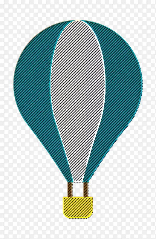 交通图标集合图标 热气球图标 热气球