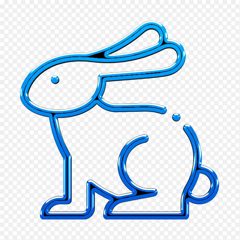 兔子图标 荷兰罗布 兔子