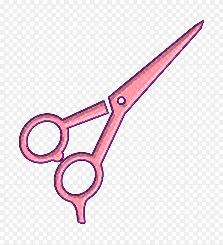 剪刀图标 美发沙龙图标 工具和器具图标