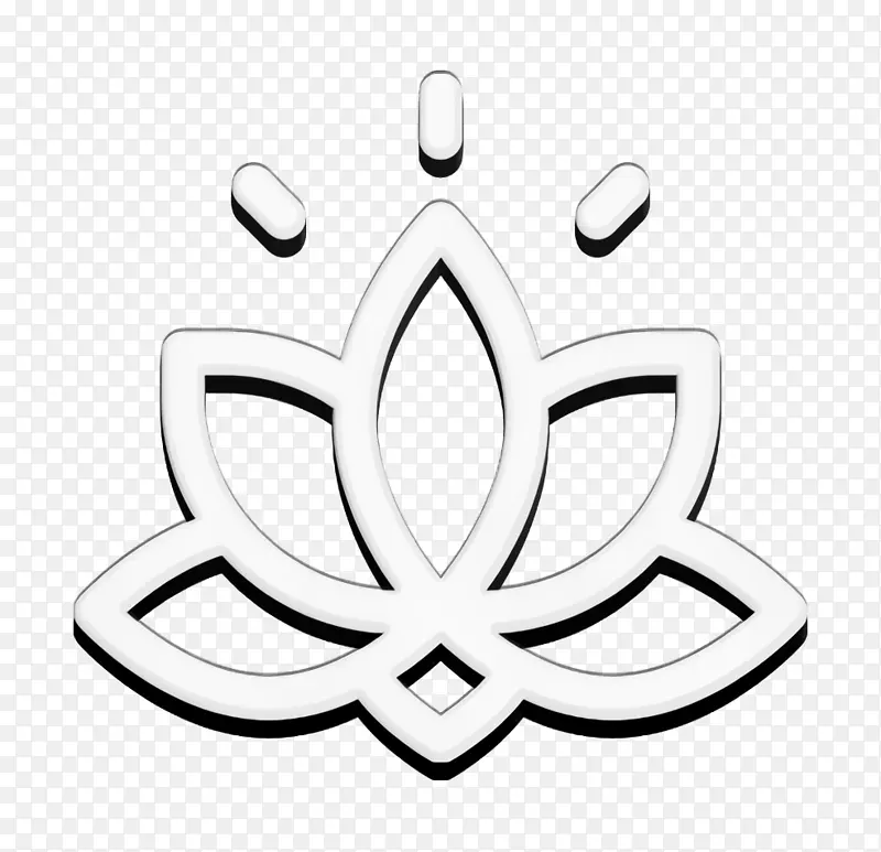 泰国图标 花卉图标 莲花图标