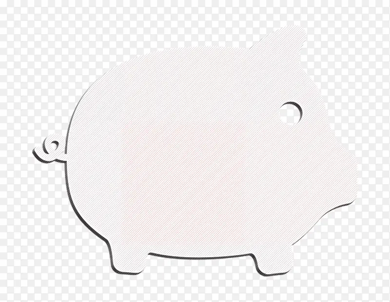 商店图标 小猪银行图标 动物图标