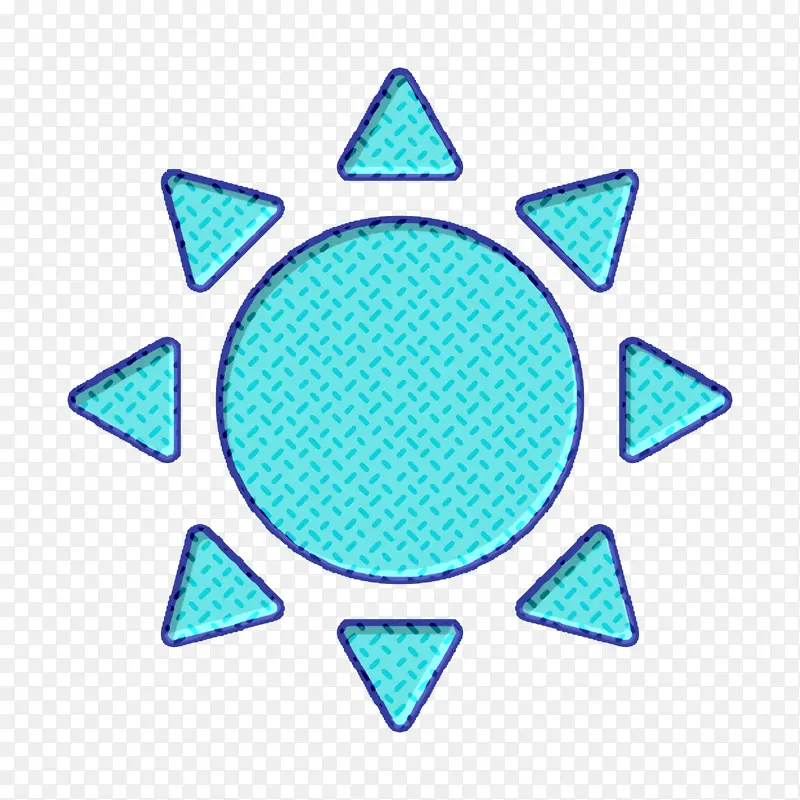 太阳图标 夏季销售图标 徽标