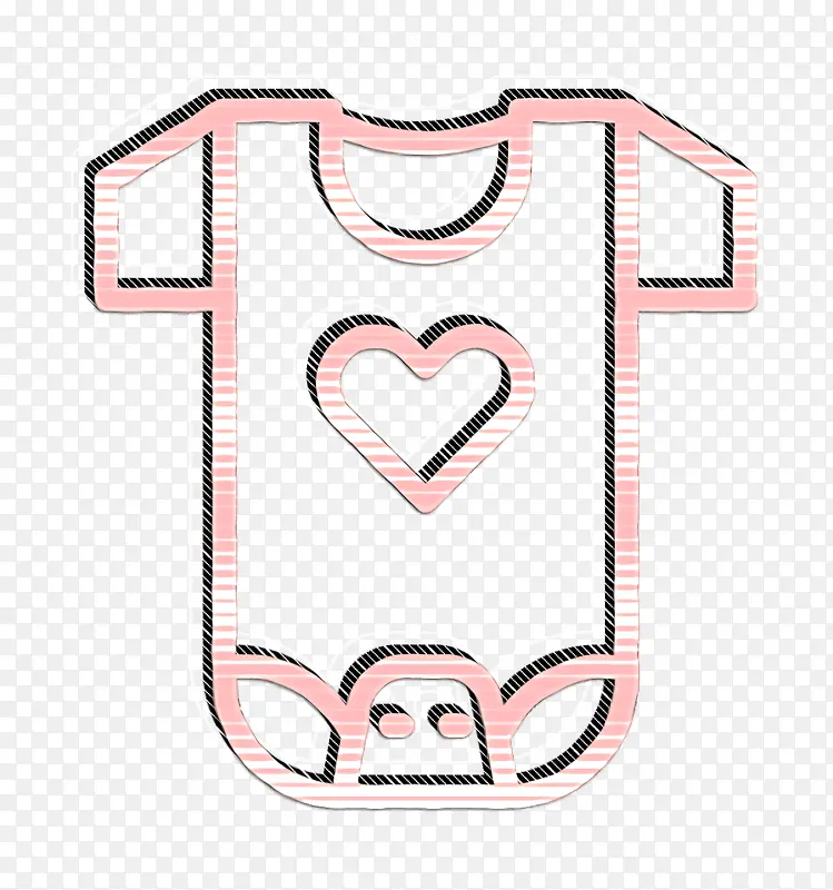 婴儿服装图标 睡衣图标 婴儿图标