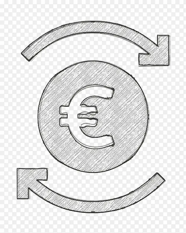欧元图标 货币图标 财务设置图标