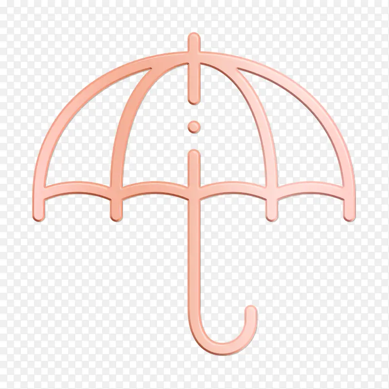 雨伞图标 高尔夫图标 平面设计