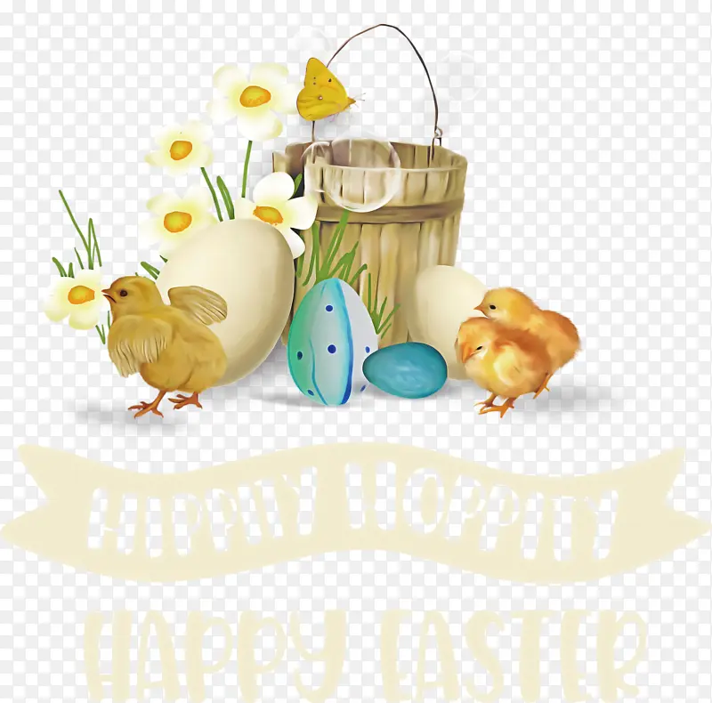 复活节快乐 复活节兔子 复活节彩蛋
