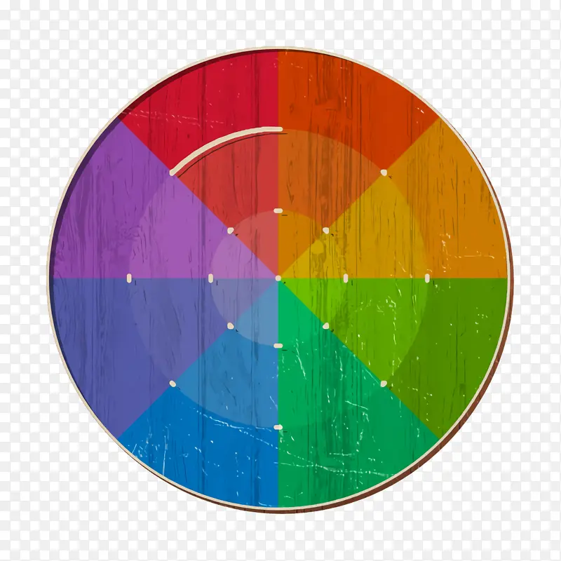 彩色图标 彩色滚轮图标 编辑设计图标