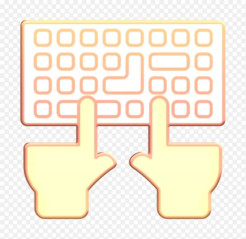 打字图标 键盘图标 计算机科学图标