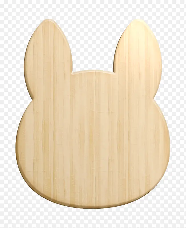 动物图标 兔子图标 胶合板