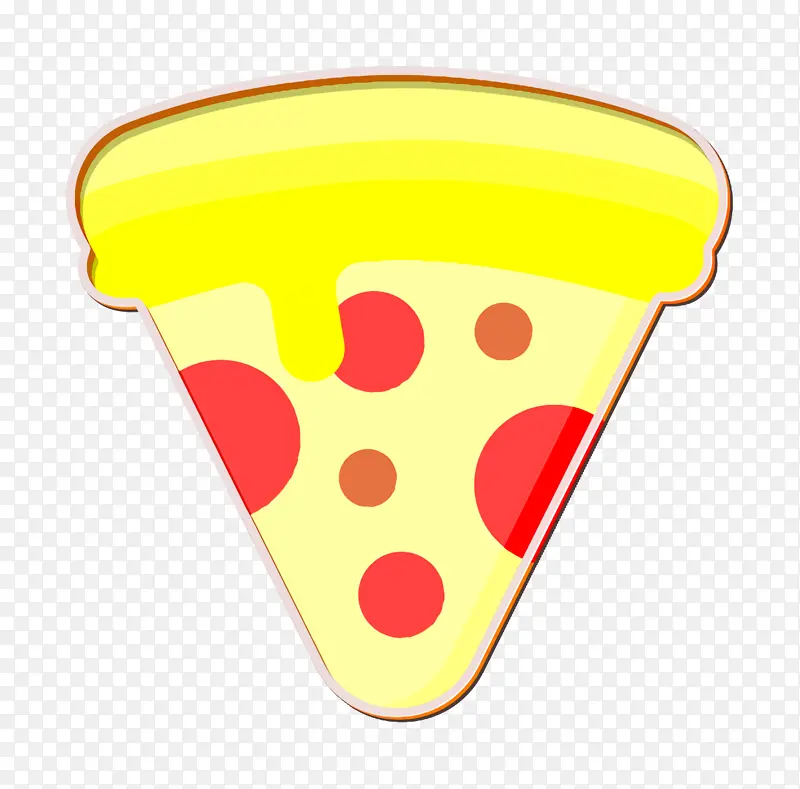 披萨图标 快餐图标 标志