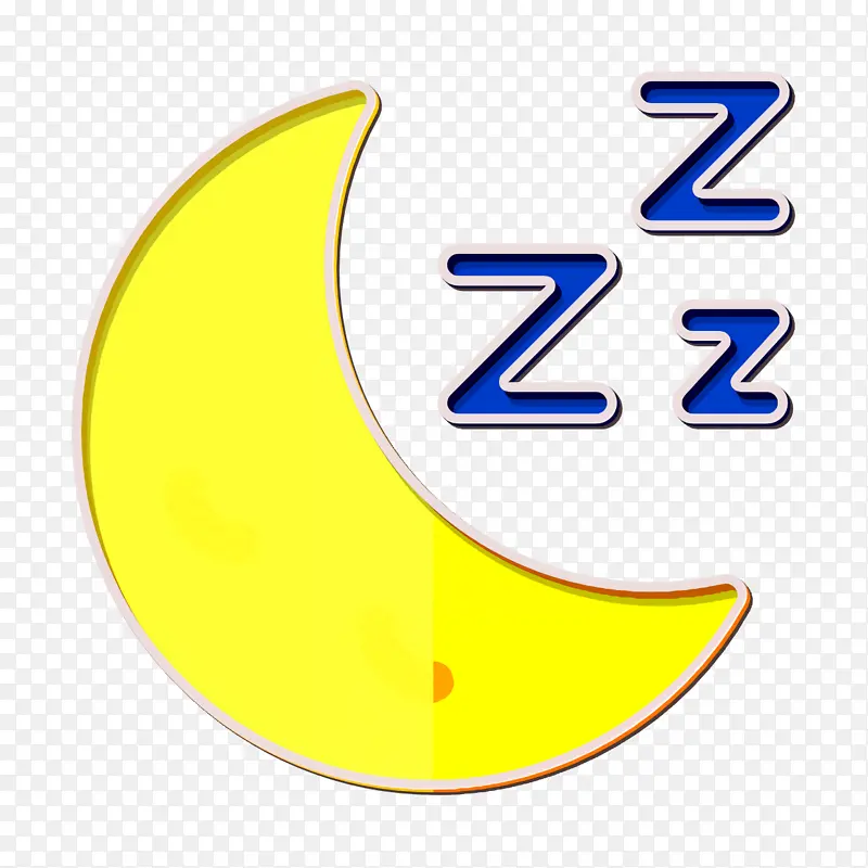 睡眠图标 空闲时间图标 徽标