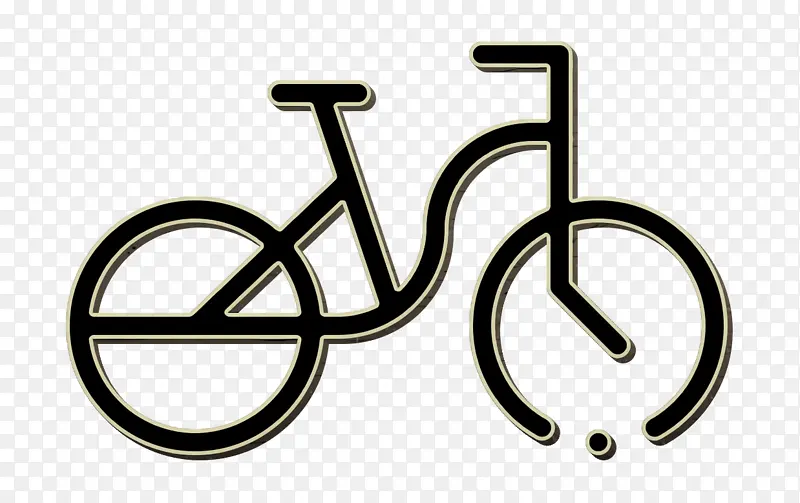 车辆和运输图标 自行车图标 自行车