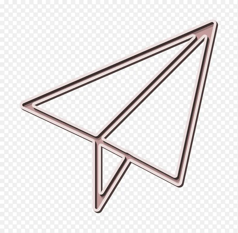 发送图标 三角形 角度