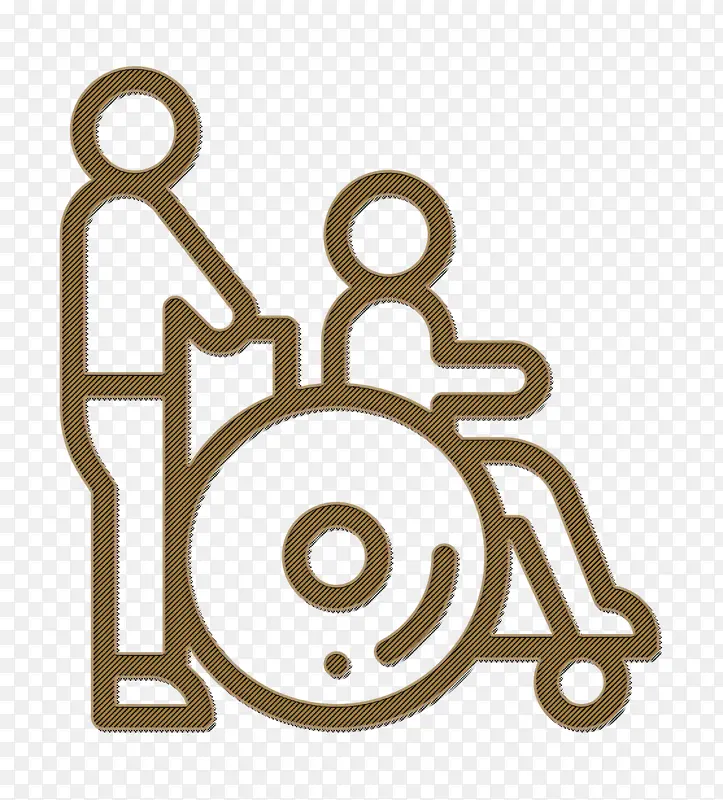 残疾人图标 轮椅图标 残疾人