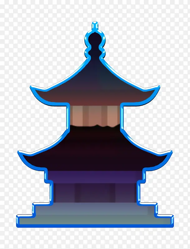 庙宇图标 中国图标