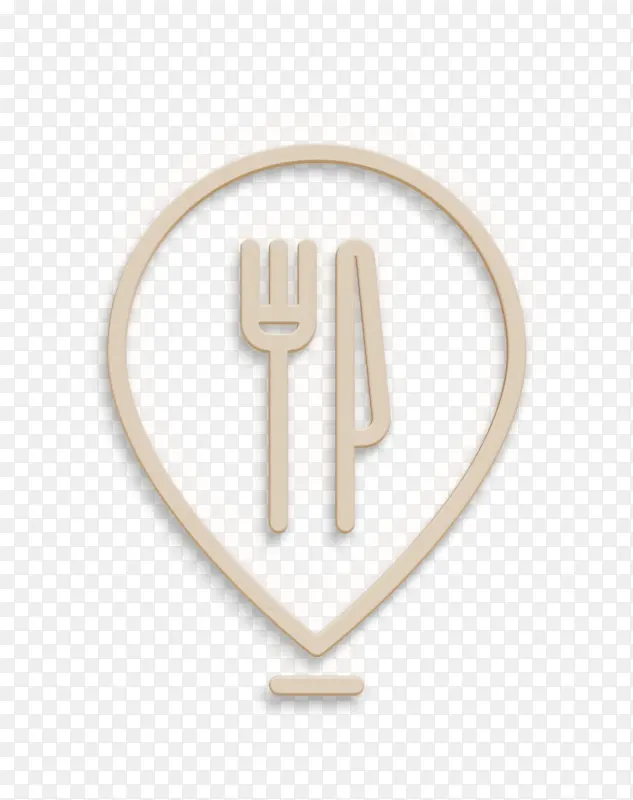 餐厅元素图标 占位符图标 符号