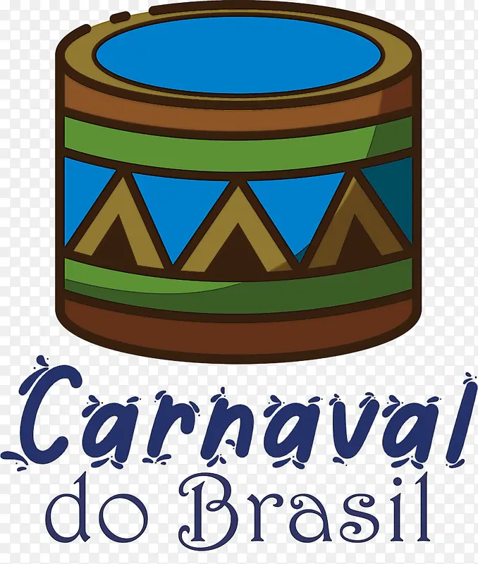 巴西狂欢节 标志 线条