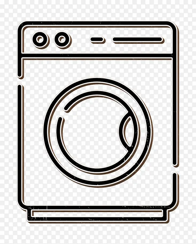电子产品图标 洗衣机图标 家具和家居图标