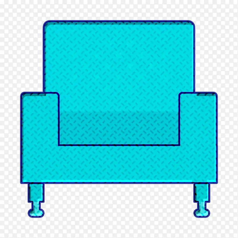 椅子图标 扶手椅图标 家居编辑图标