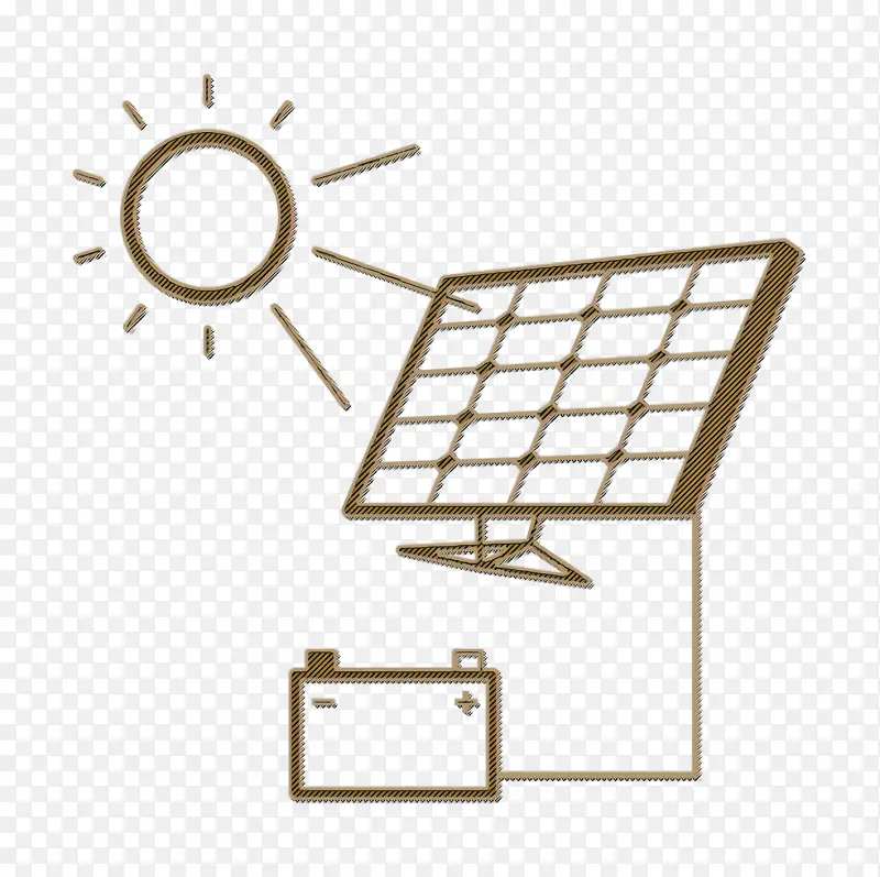 太阳能图标 能源图标 技术图标