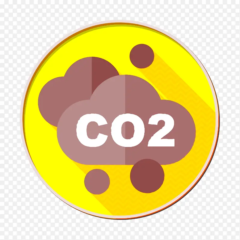 二氧化碳图标 自然灾害图标 表情符号