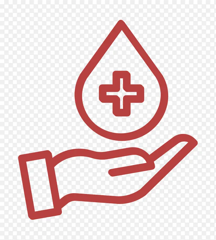 慈善图标 献血图标 洗手