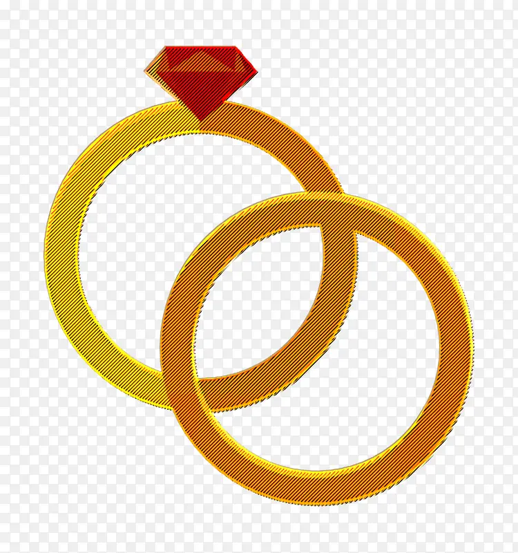 结婚戒指图标 婚礼图标 戒指图标