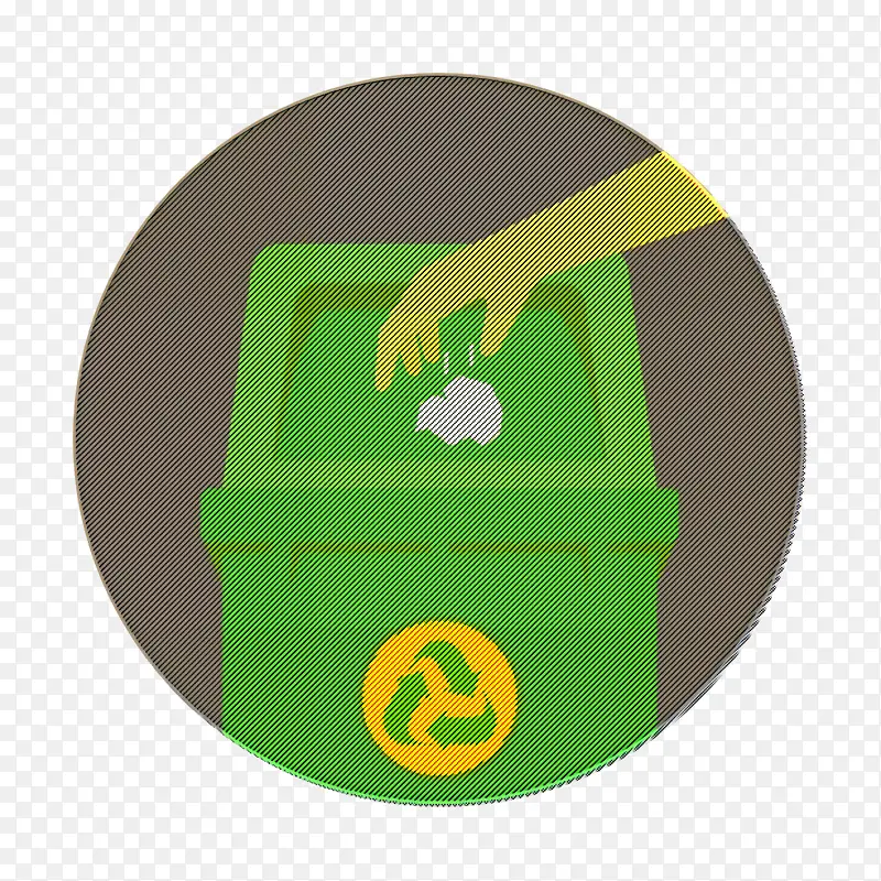 生态图标 垃圾图标 绿色
