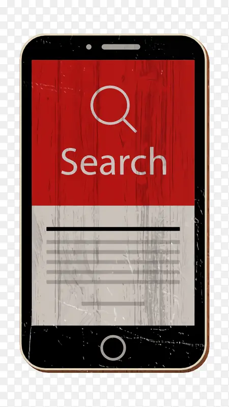 搜索图标 智能手机图标 手机