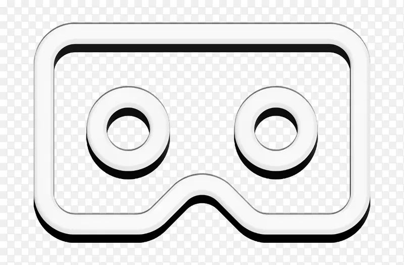 虚拟现实眼镜图标 虚拟现实图标 游戏图标