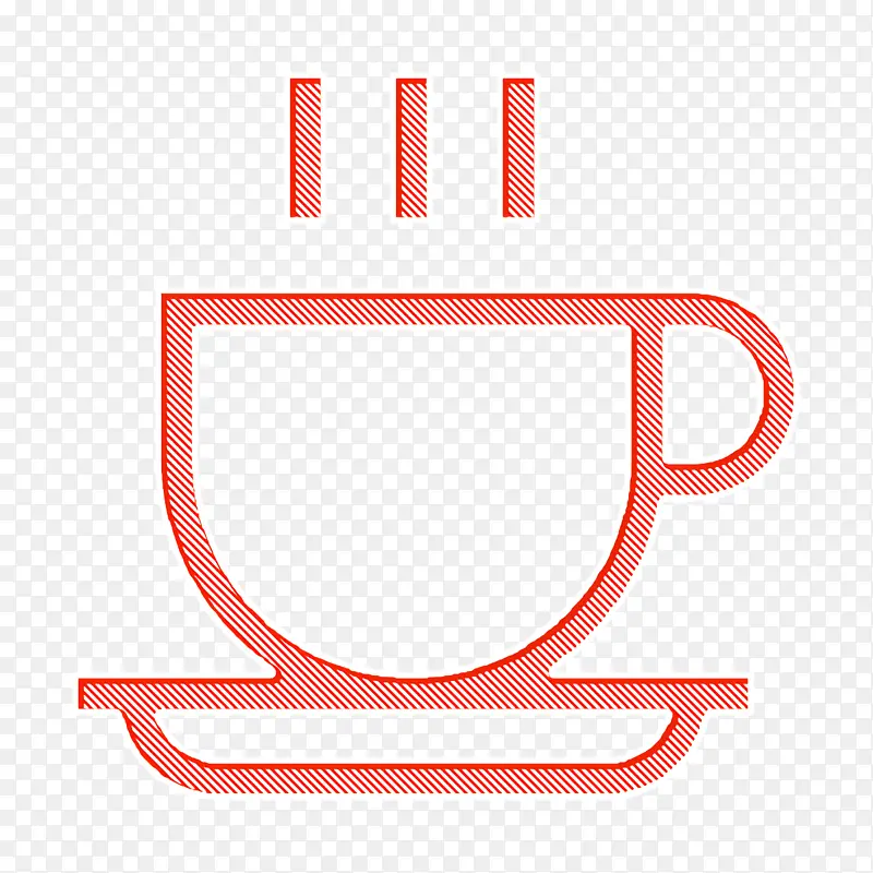 食物图标 咖啡杯图标 线条