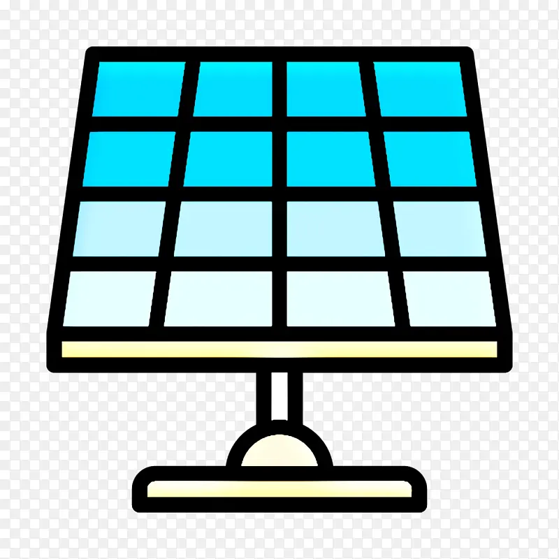 生态与环境图标 能源图标 太阳能板图标