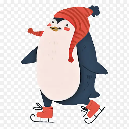 企鹅 鸟 圣诞老人