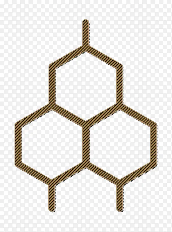 蜜蜂图标 蜂巢图标 医药和健康图标