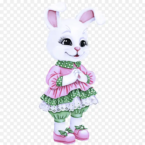 复活节兔子 填充动物 吉祥物