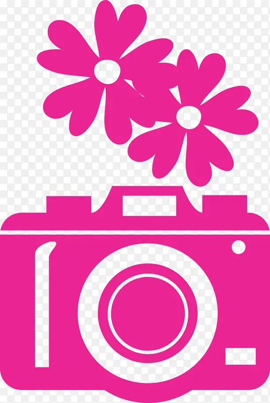 相机 花卉 标志