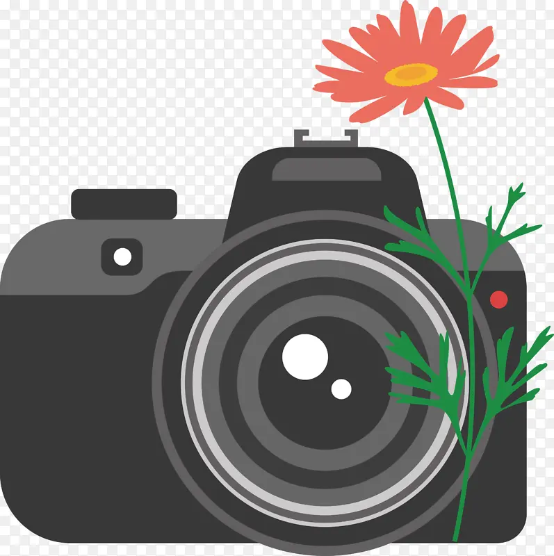 相机 花卉 数码营销