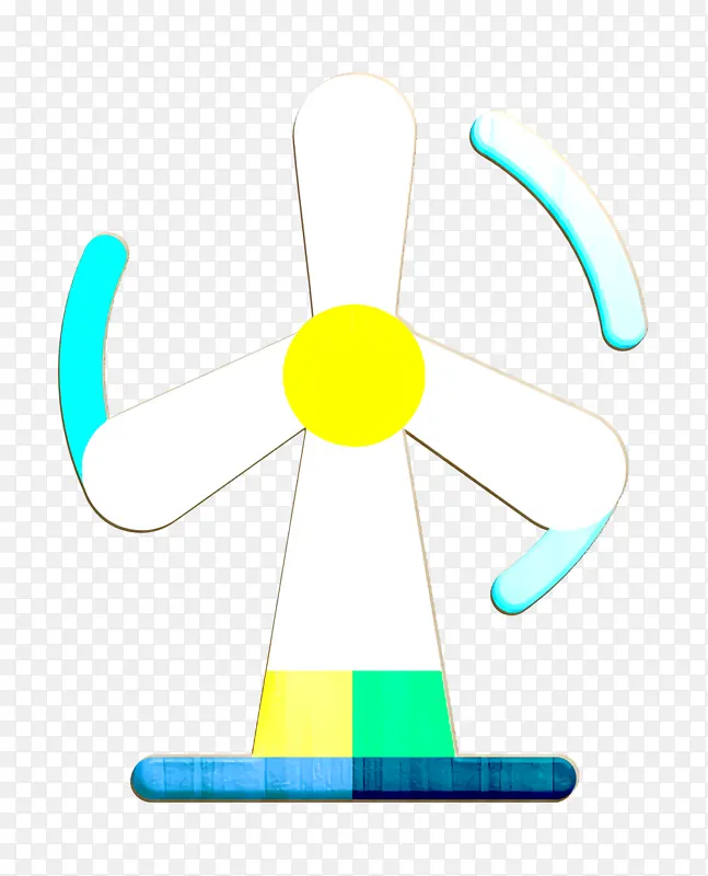 可再生能源图标 风能图标 徽标