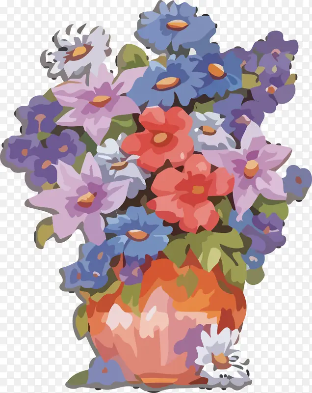 水彩花 花卉设计 花卉