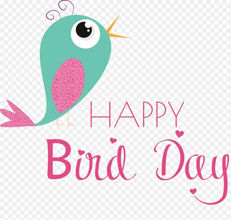 鸟类日 国家鸟类日 标志